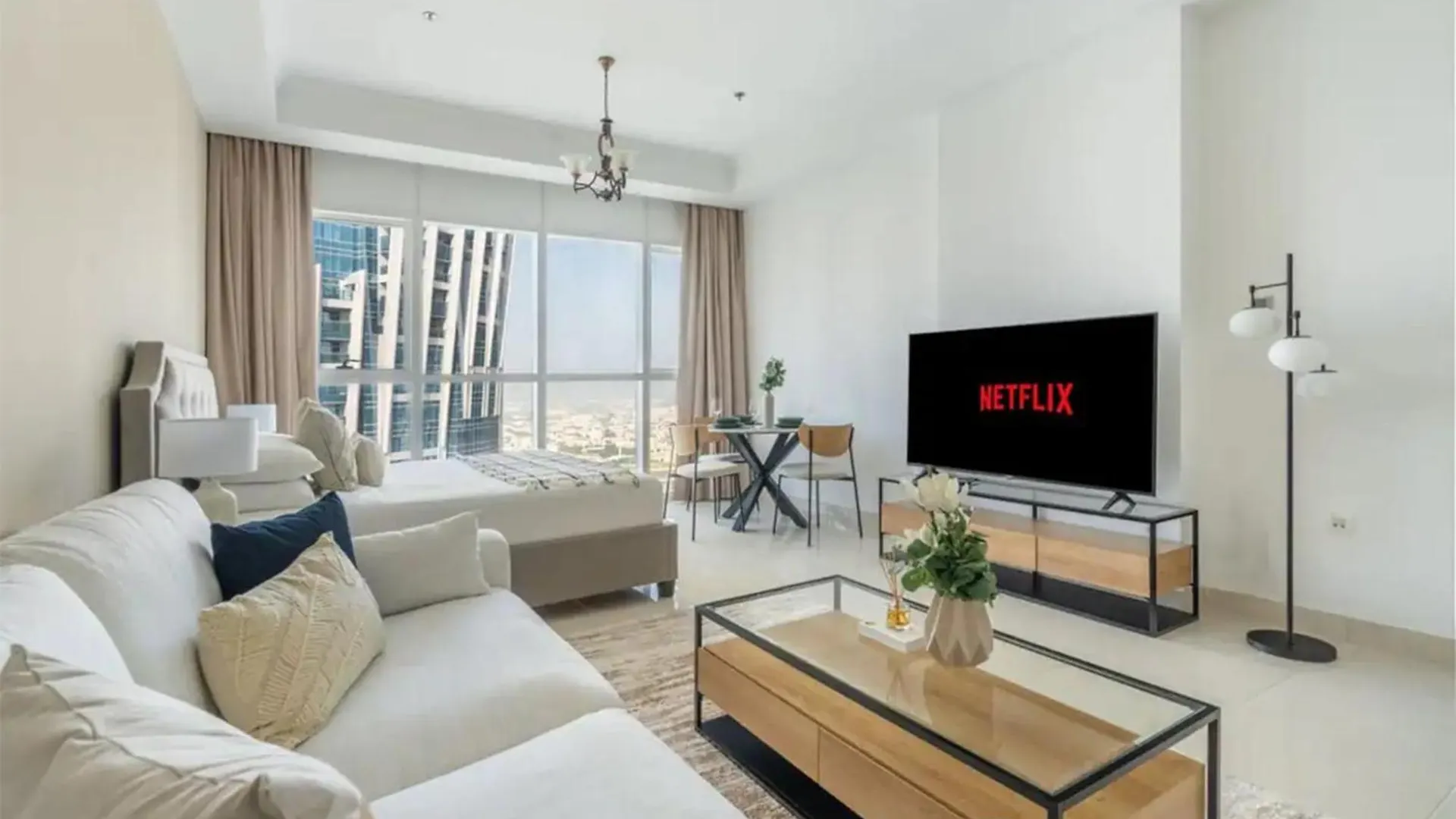 Cozy Studio Apartment With Sea & Canal View In Court Tower Dubai United Arab Emirates